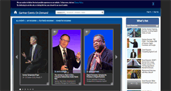 Desktop Screenshot of gartnereventsondemand.com
