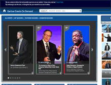 Tablet Screenshot of gartnereventsondemand.com